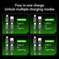240W 4-in-1 USB C Cable