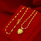 Gold Aura Heart Necklace